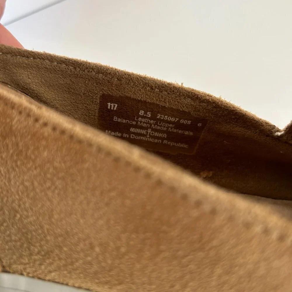 Minnetonka Gabi Slip On Moccasin Sneakers Sz 8.5
